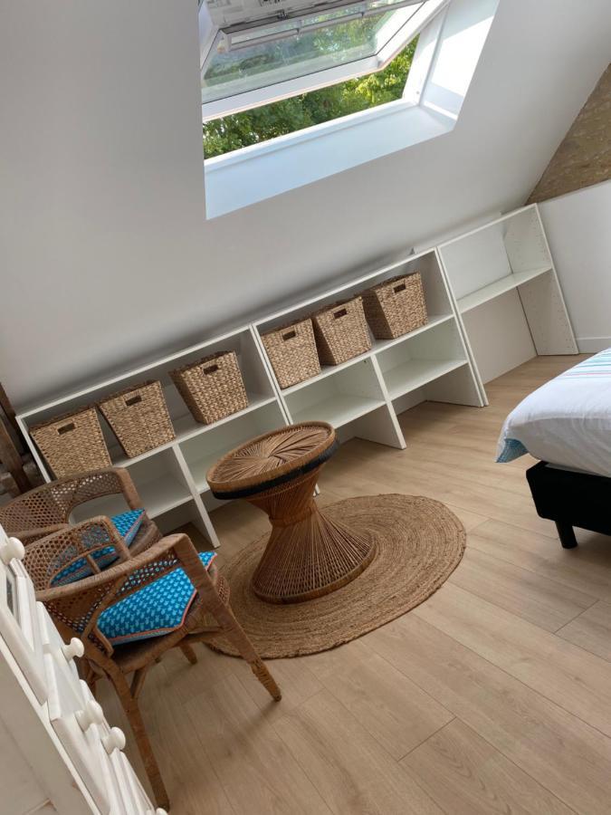 Charmante Maison Du XVIII En Pierre Renovee Colleville-Montgomery 外观 照片